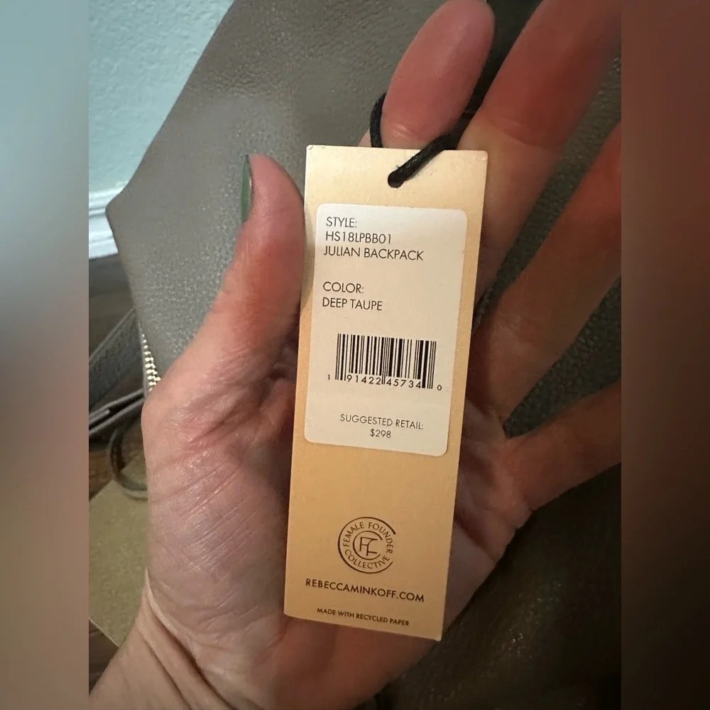 Rebecca Minkoff | Julian Backpack  in deep Taupe - Picture 9 of 9